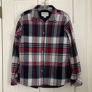 Orvis fleece button down